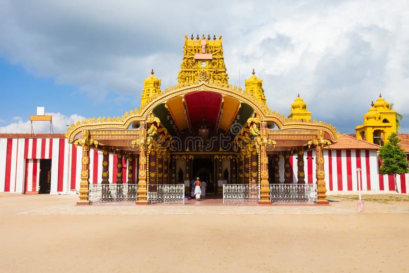 The colorful Nallur Kandaswamy Kovil in Jaffna, Sri Lanka.